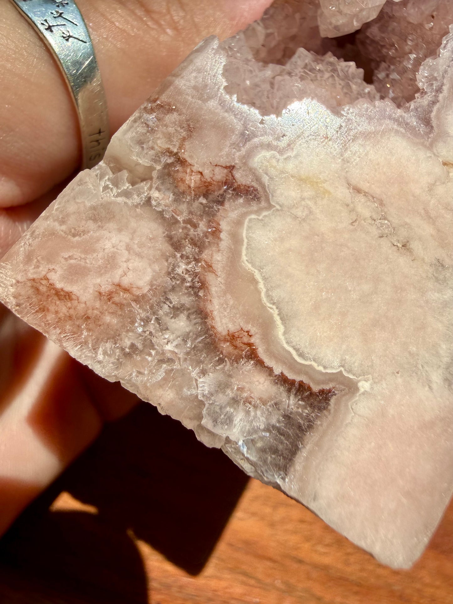PINK AMETHYST + FLOWER AGATE TOWER