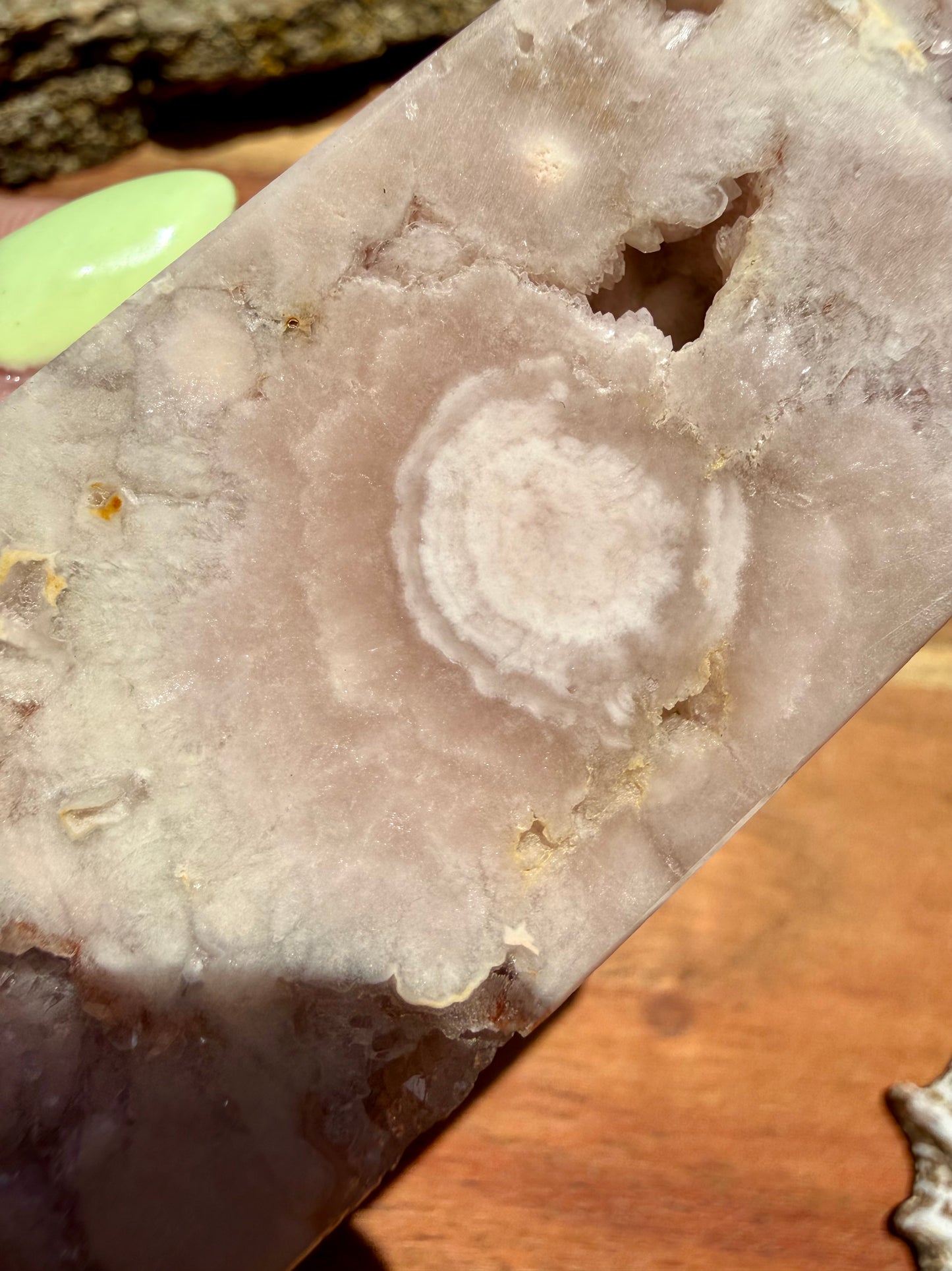 PINK AMETHYST + FLOWER AGATE TOWER