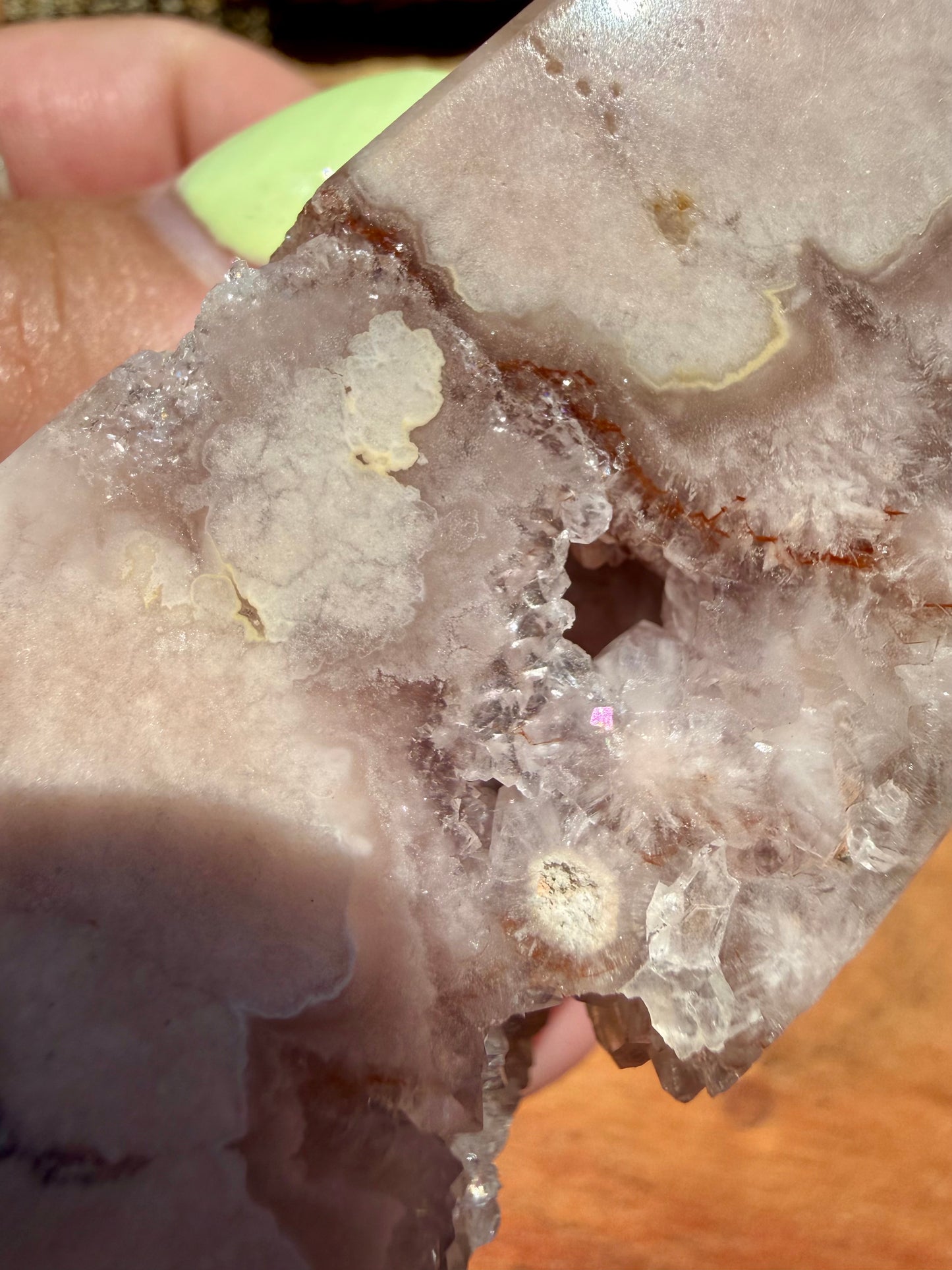 PINK AMETHYST + FLOWER AGATE TOWER