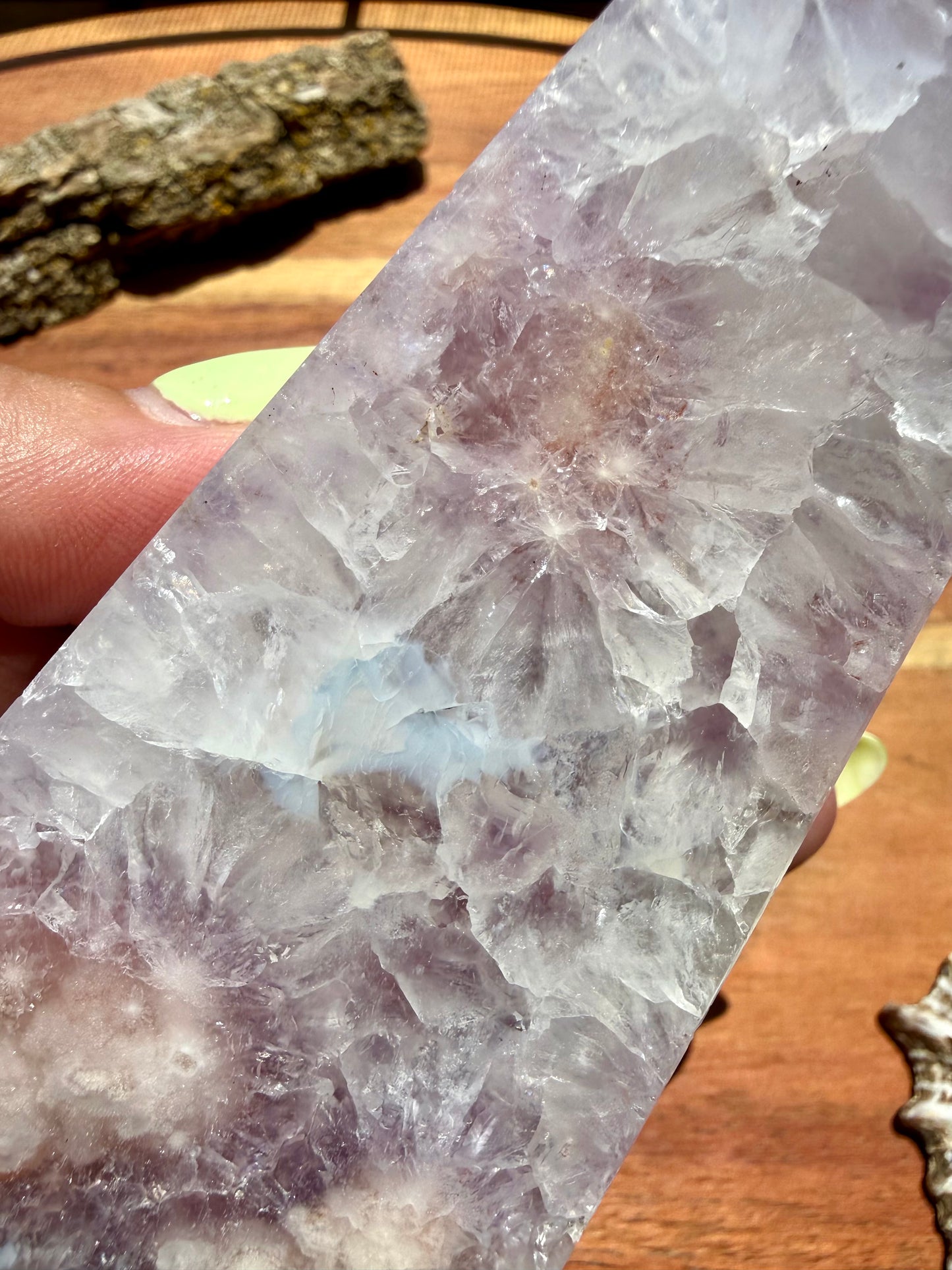 AMETHYST + FLOWER AGATE TOWER