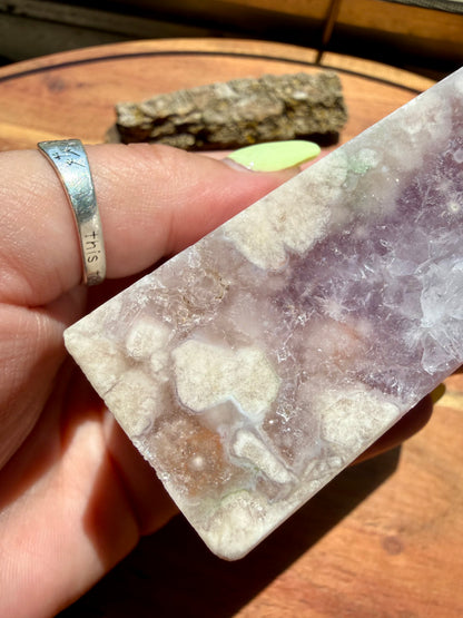 AMETHYST + FLOWER AGATE TOWER