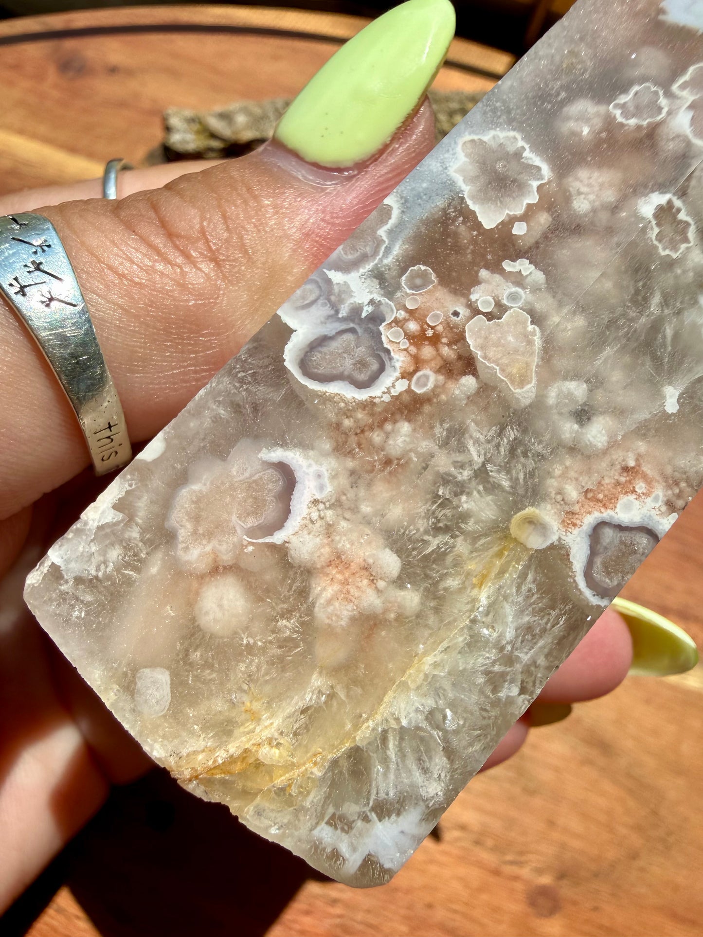 AMETHYST + FLOWER AGATE TOWER