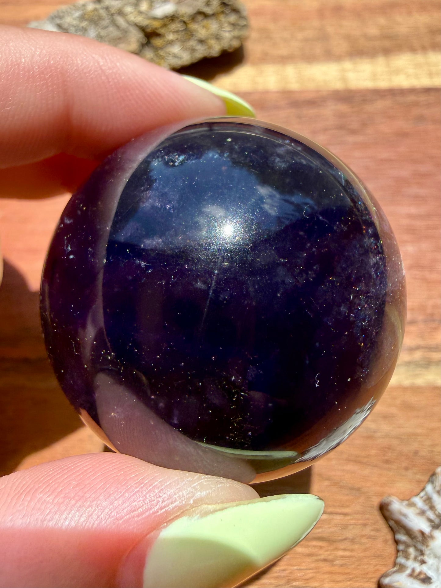 GALAXY FLUORITE (PYRITE + FLUORITE) SPHERE