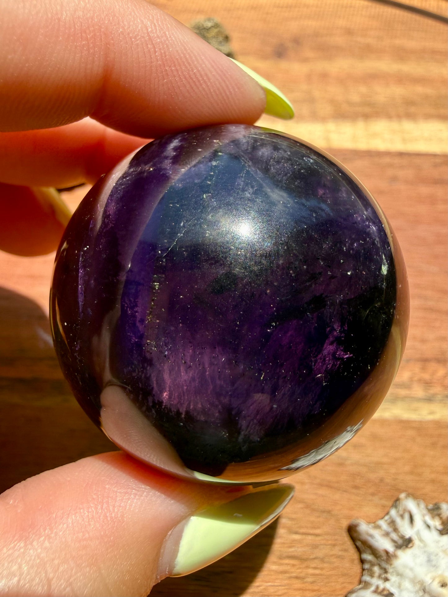 GALAXY FLUORITE (PYRITE + FLUORITE) SPHERE