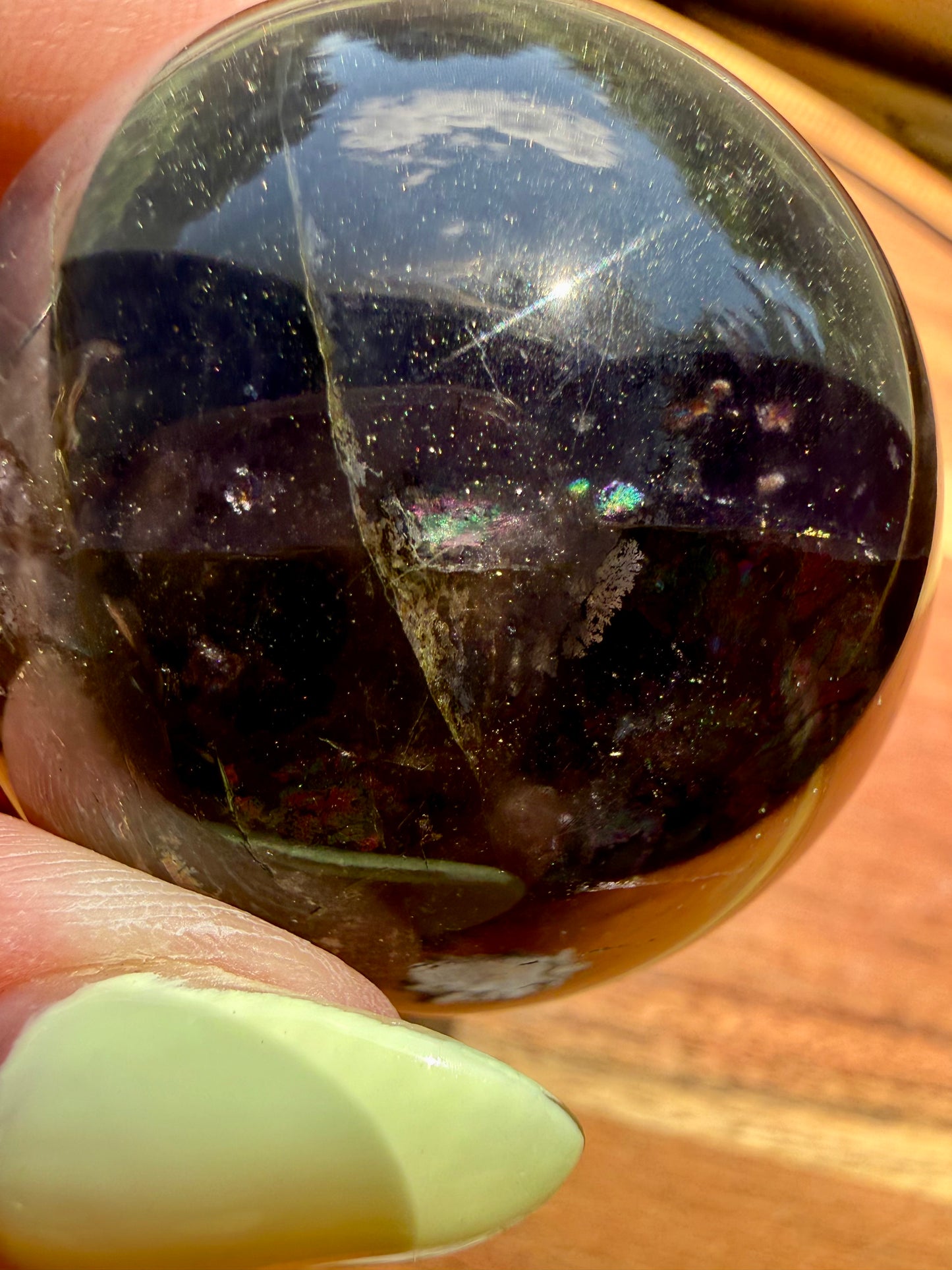 GALAXY FLUORITE (PYRITE + FLUORITE) SPHERE