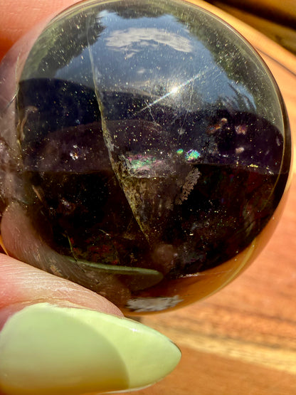 GALAXY FLUORITE (PYRITE + FLUORITE) SPHERE