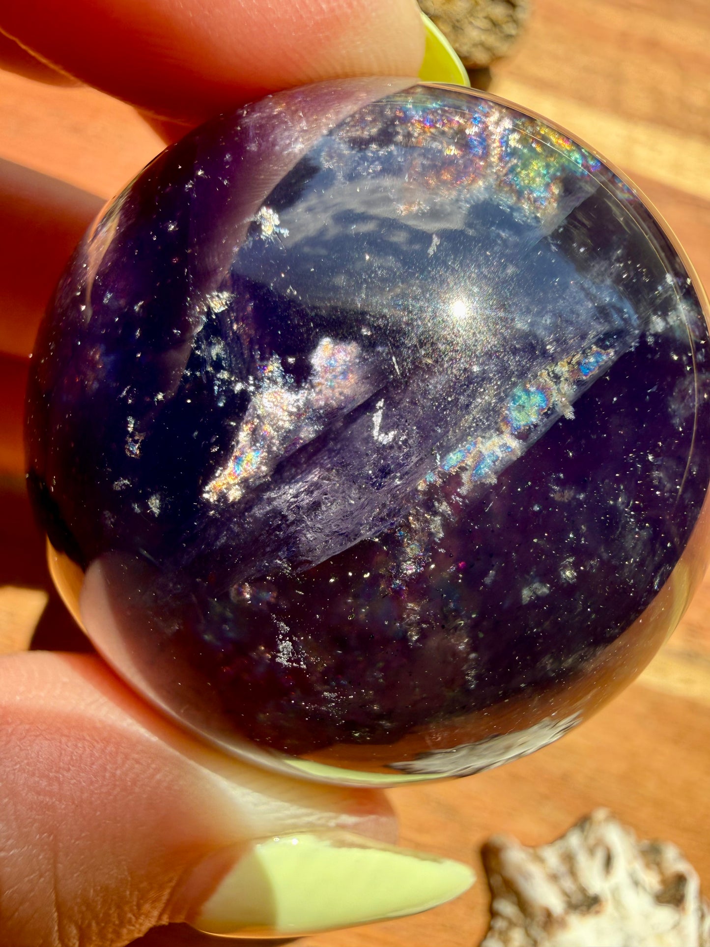 GALAXY FLUORITE (PYRITE + FLUORITE) SPHERE