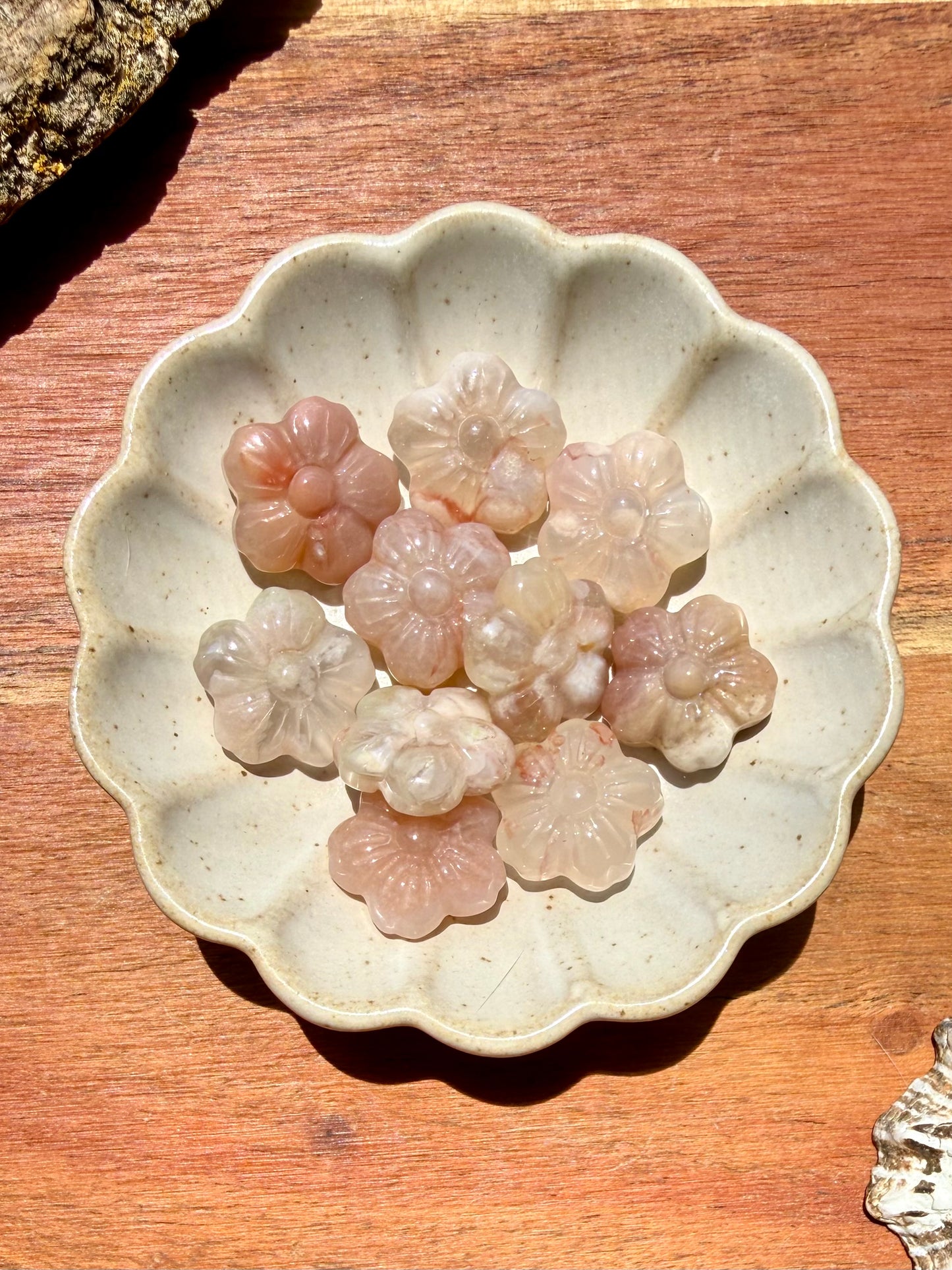 MINI FLOWER AGATE FLOWER CARVING