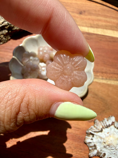 MINI FLOWER AGATE FLOWER CARVING