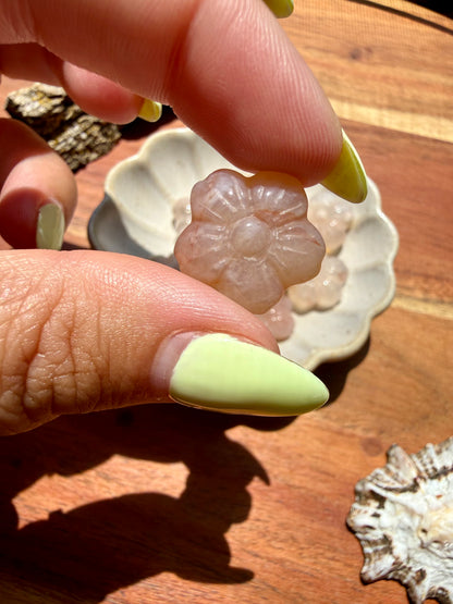 MINI FLOWER AGATE FLOWER CARVING