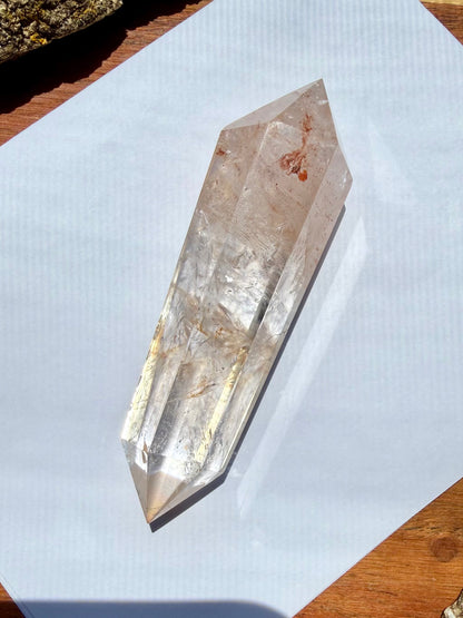 HIGH QUALITY PINK FIRE QUARTZ DT POINT