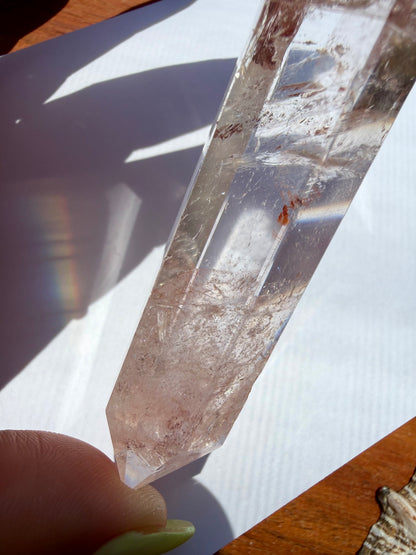 HIGH QUALITY PINK FIRE QUARTZ DT POINT
