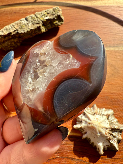SWAZI AGATE HEART