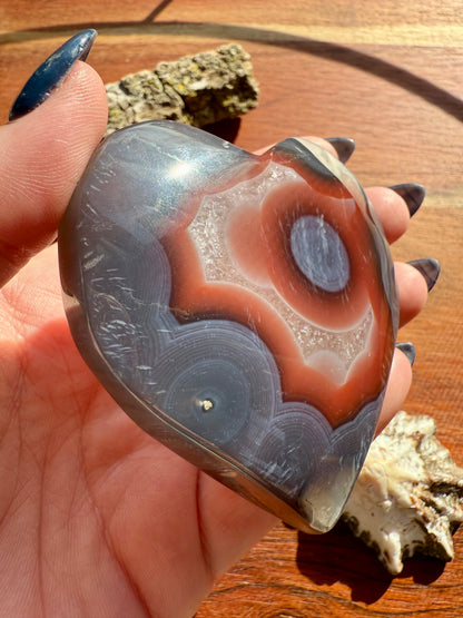 SWAZI AGATE HEART