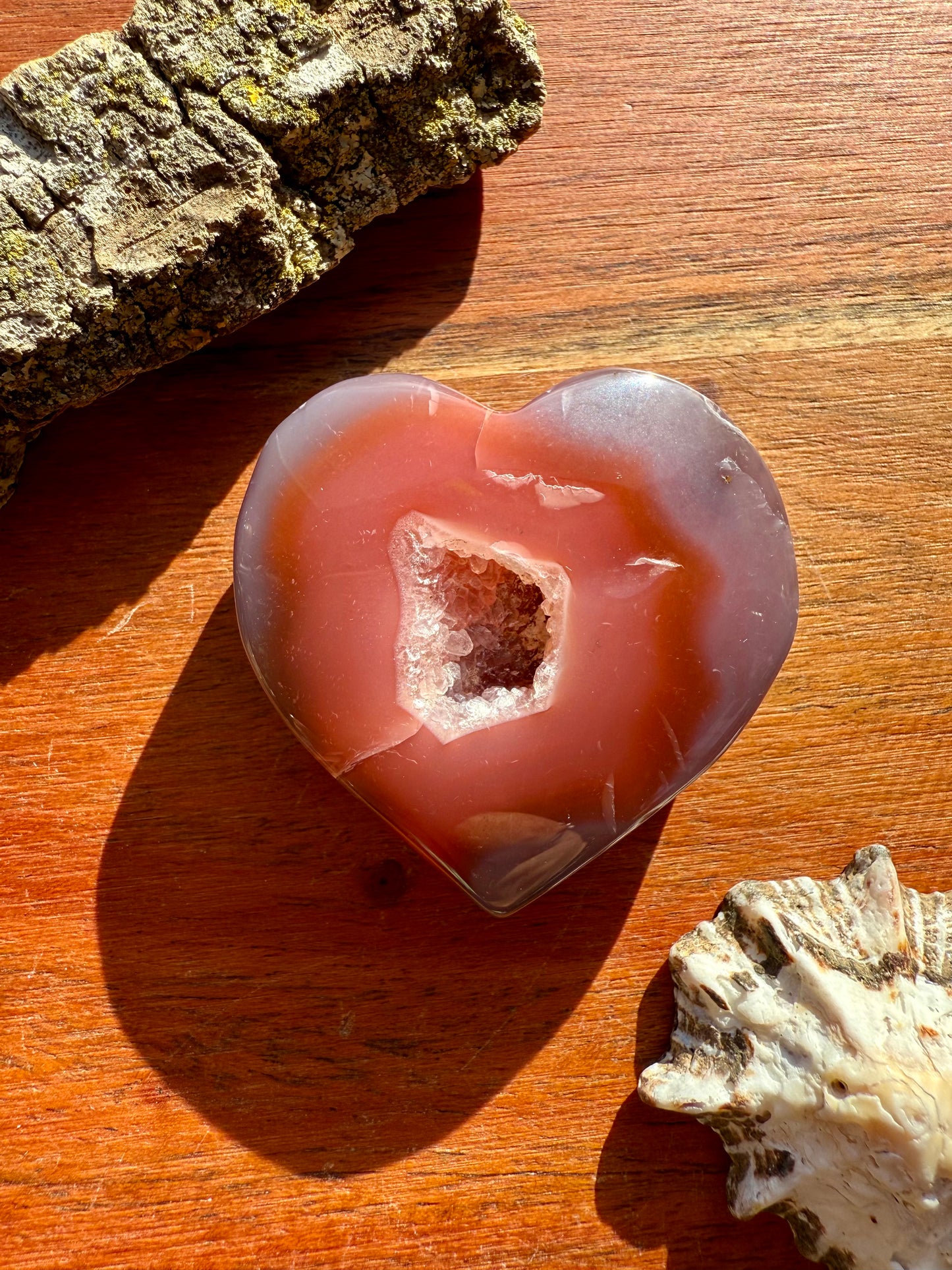 SWAZI AGATE HEART