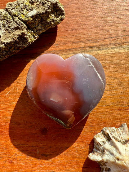 SWAZI AGATE HEART