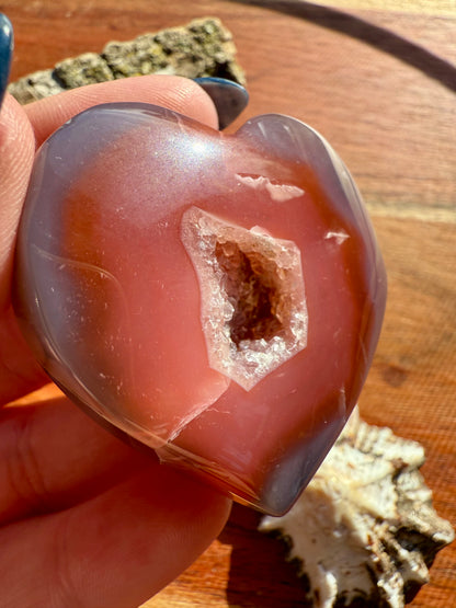 SWAZI AGATE HEART