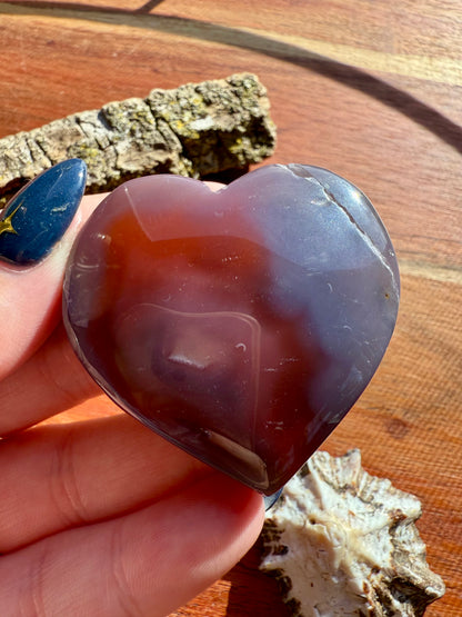 SWAZI AGATE HEART