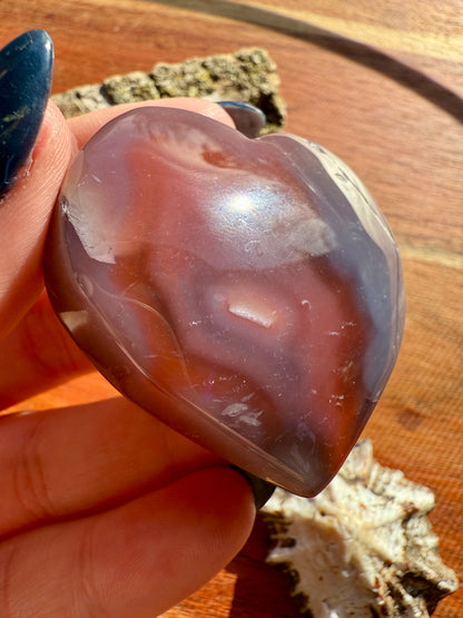 SWAZI AGATE HEART