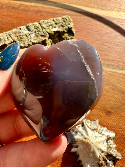 SWAZI AGATE HEART