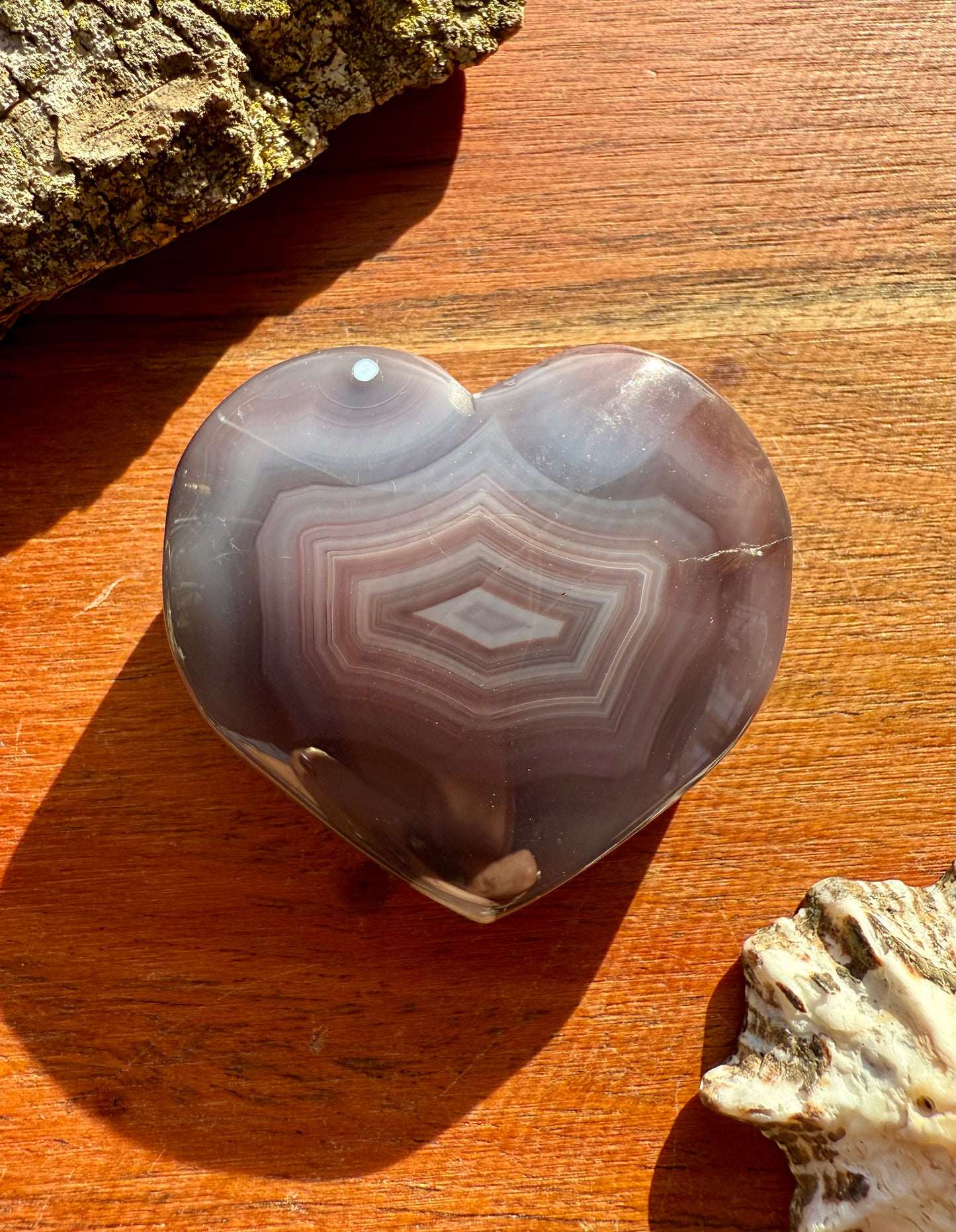 SWAZI AGATE HEART