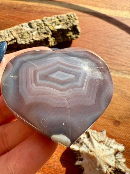 SWAZI AGATE HEART