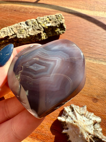 SWAZI AGATE HEART