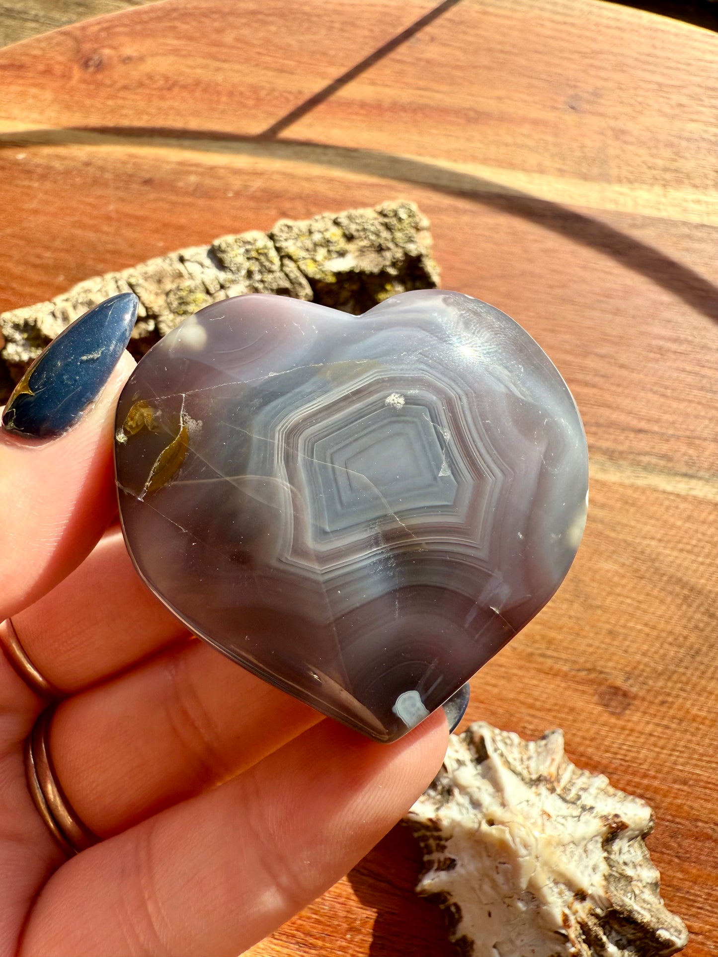 SWAZI AGATE HEART