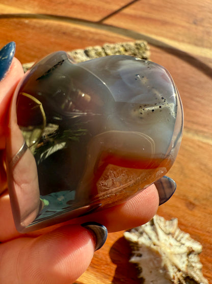 SWAZI AGATE HEART