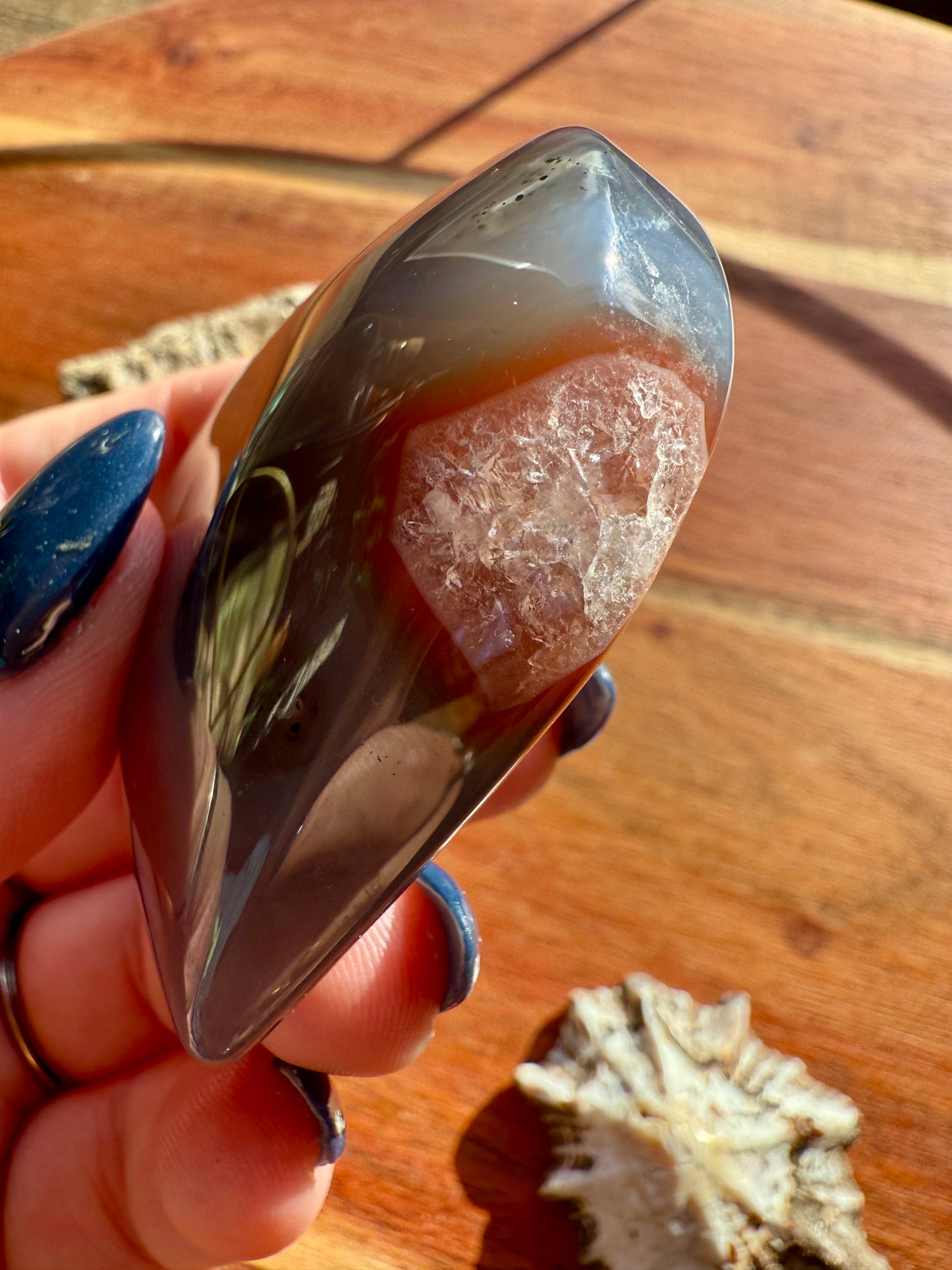 SWAZI AGATE HEART