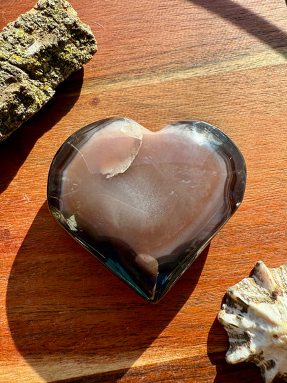 SWAZI AGATE HEART