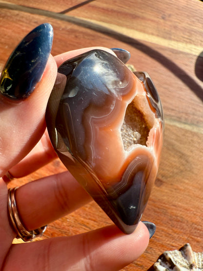 SWAZI AGATE HEART
