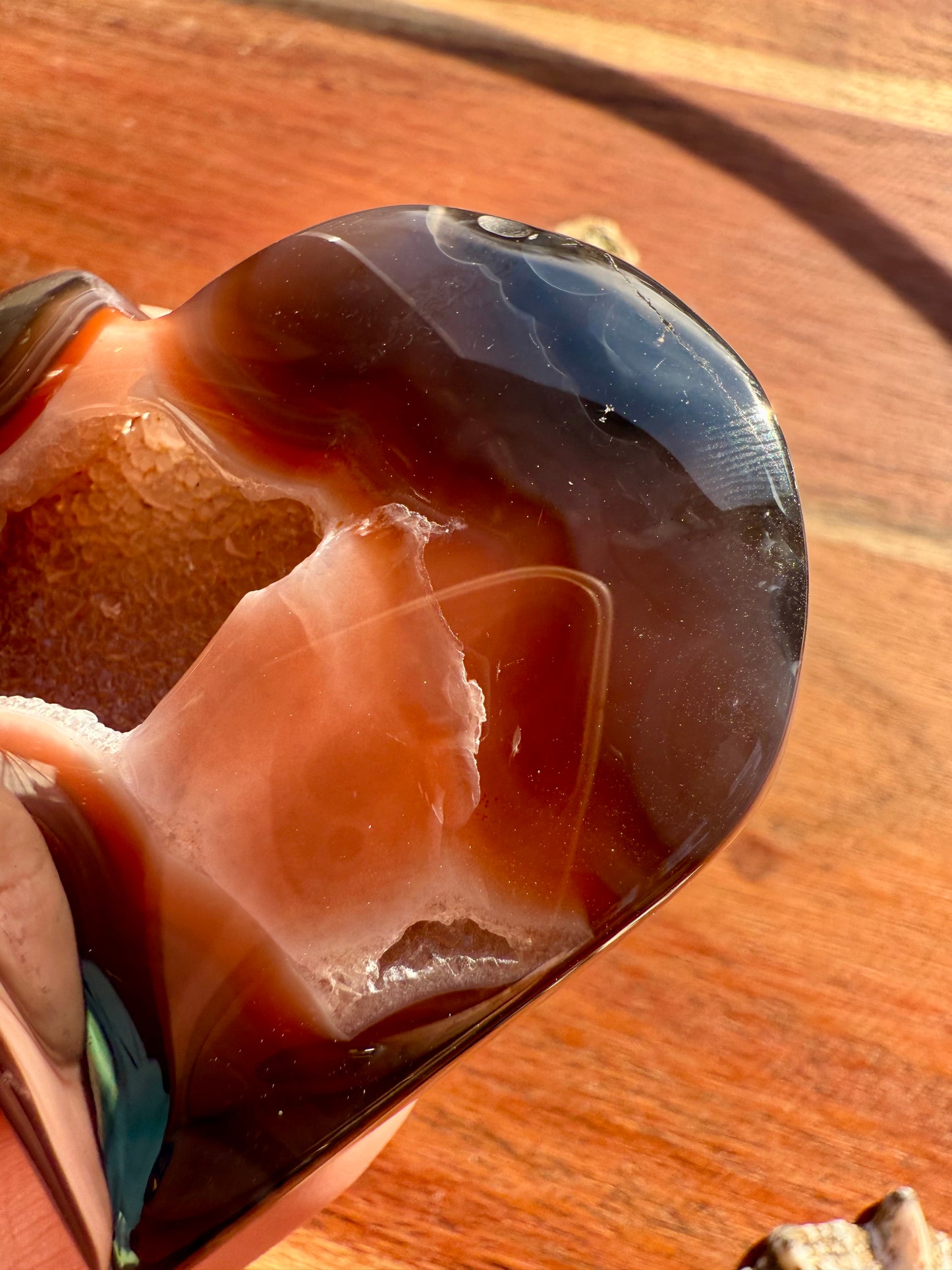 SWAZI AGATE HEART