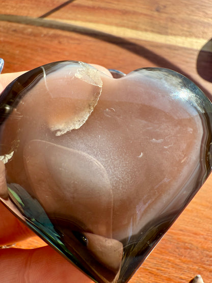 SWAZI AGATE HEART