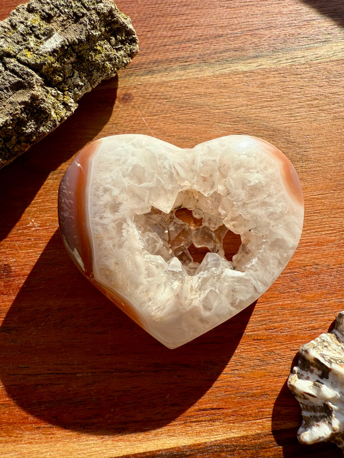SWAZI AGATE HEART