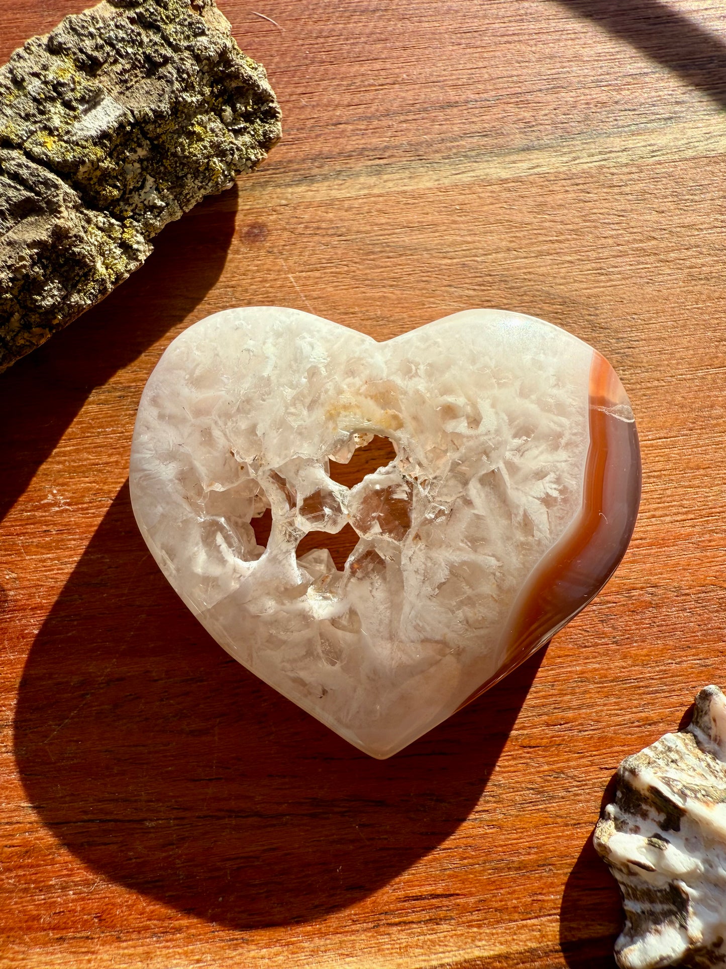 SWAZI AGATE HEART