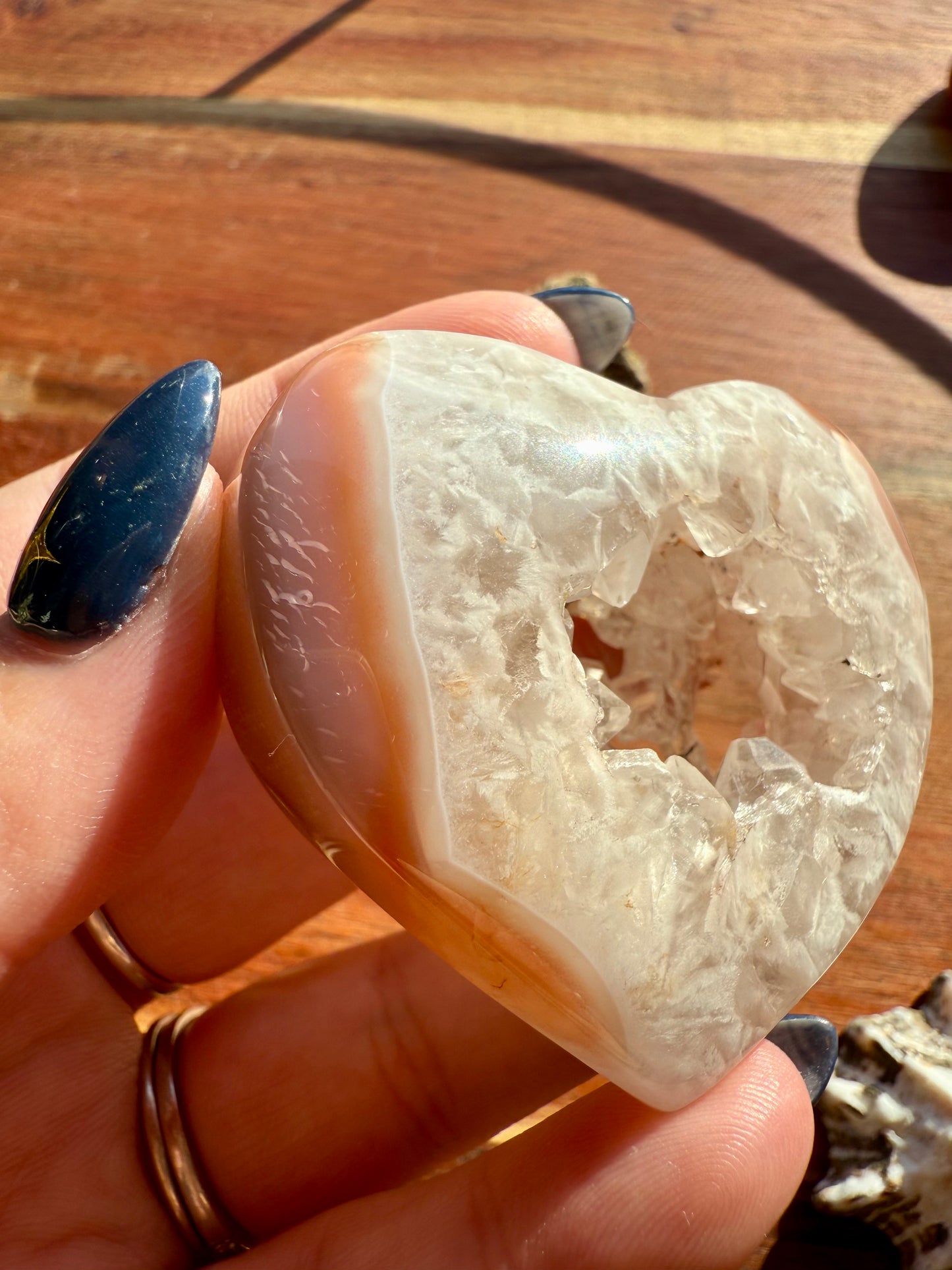 SWAZI AGATE HEART