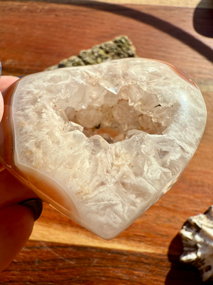 SWAZI AGATE HEART