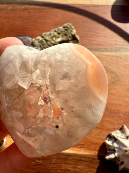 SWAZI AGATE HEART