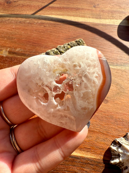 SWAZI AGATE HEART