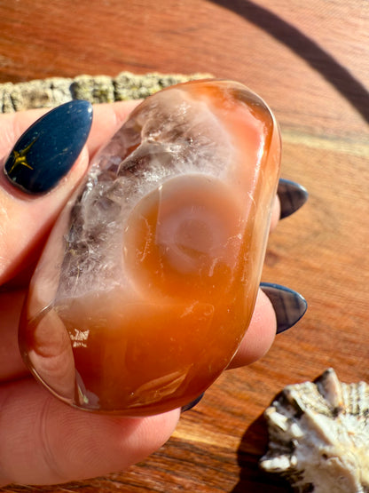 SWAZI AGATE PALM STONE