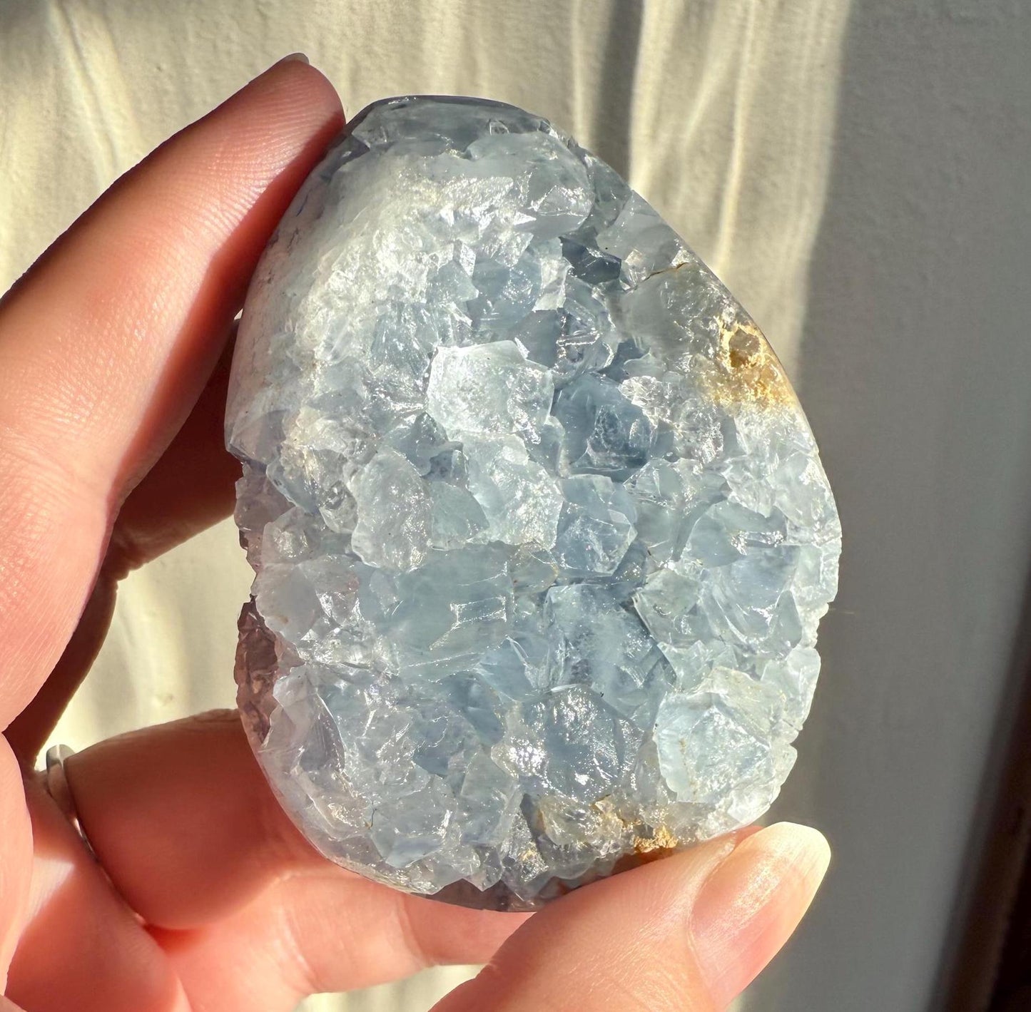 Blue Celestite Cluster | Blue Celestite Geode | Natural Celestite Cluster | Raw Celestite Cluster | Raw Gemstone Cluster