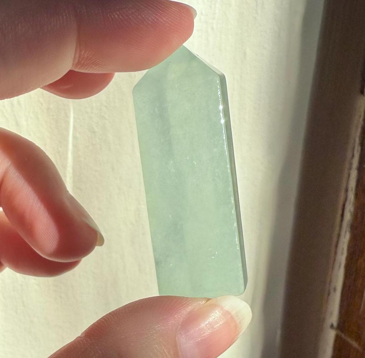 Small Aquamarine Tower | Aquamarine Tower | Blue Crystal | Crystal Carving | Crystal Point | Crystal Grid Crystals | Small Crystals