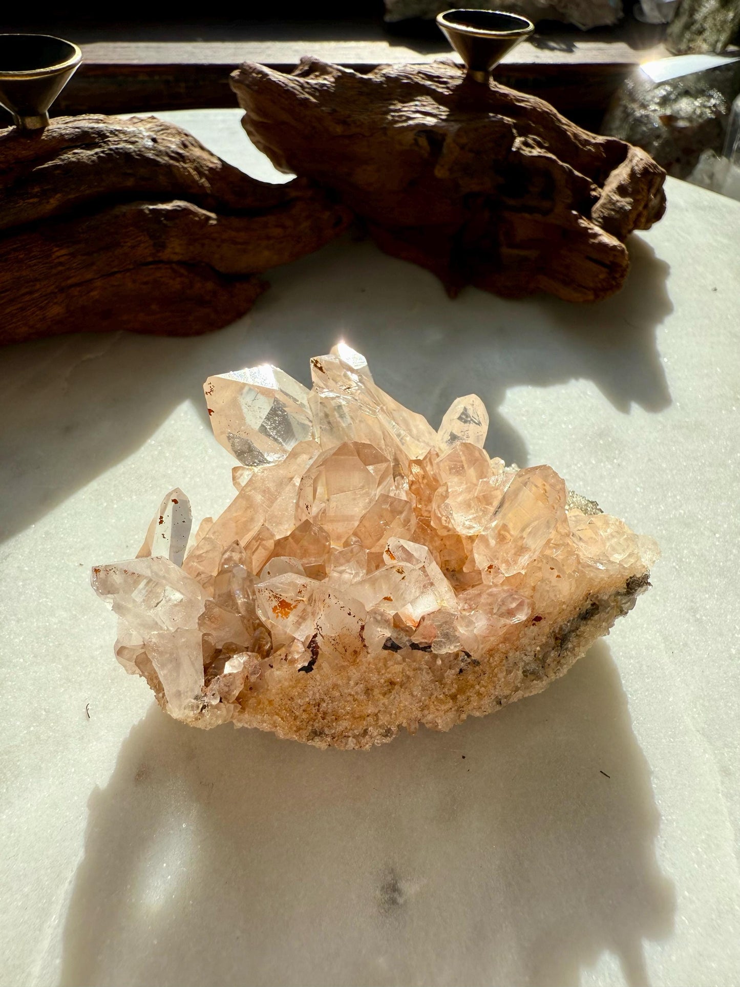 Rare Himalayan Quartz Cluster | Pink Himalayan Quartz | Samadhi Quartz | High Quality Himalayan Quartz | Rare Crystal | Raw Crystal Cluster