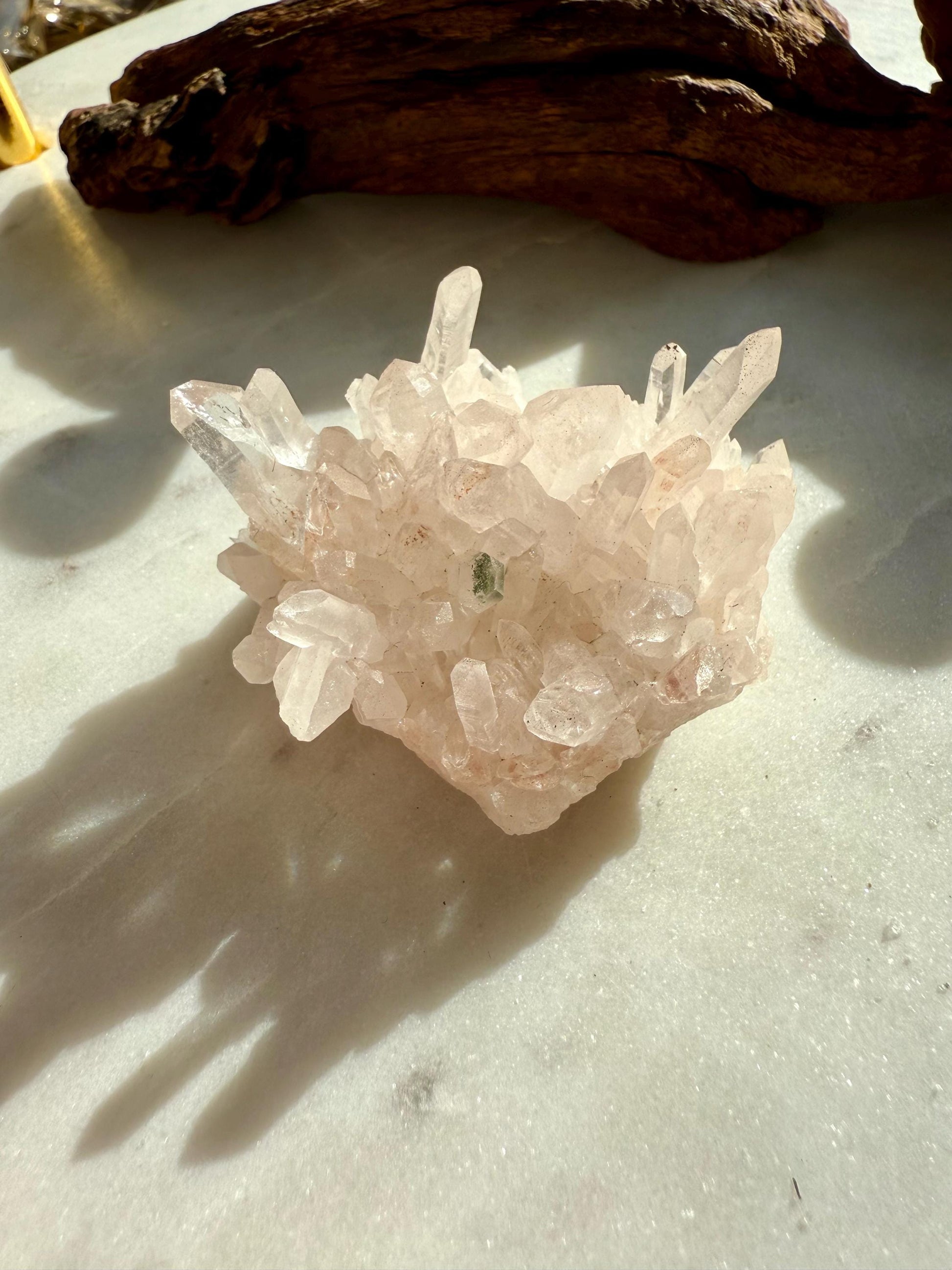 Rare Himalayan Quartz Cluster | Pink Himalayan Quartz | Samadhi Quartz | High Quality Himalayan Quartz | Rare Crystal | Raw Crystal Cluster