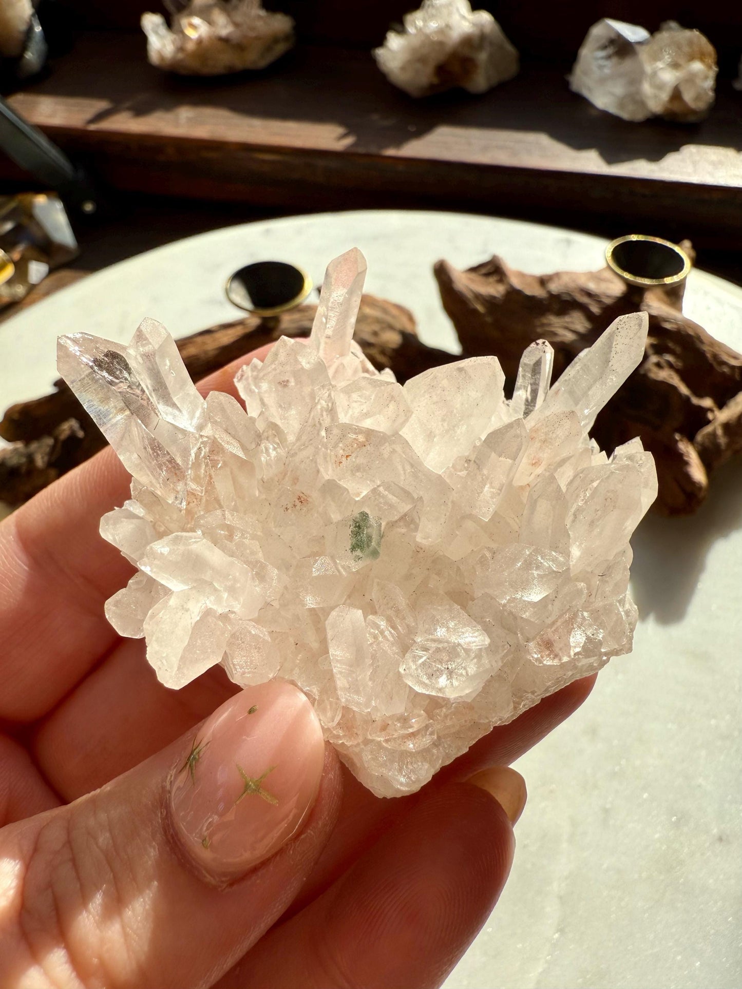 Rare Himalayan Quartz Cluster | Pink Himalayan Quartz | Samadhi Quartz | High Quality Himalayan Quartz | Rare Crystal | Raw Crystal Cluster