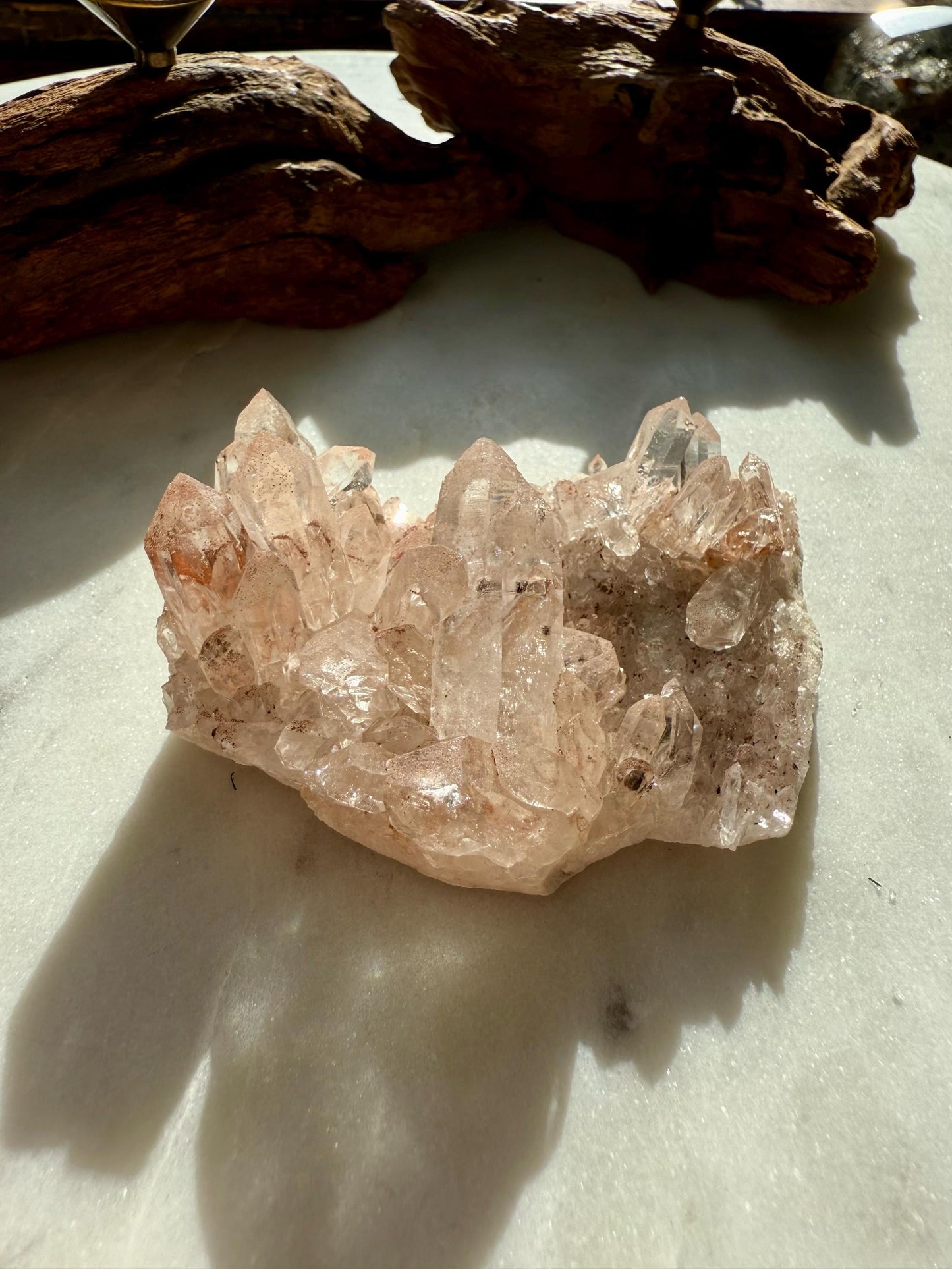 Rare Himalayan Quartz Cluster | Pink Himalayan Quartz | Samadhi Quartz | High Quality Himalayan Quartz | Rare Crystal | Raw Crystal Cluster