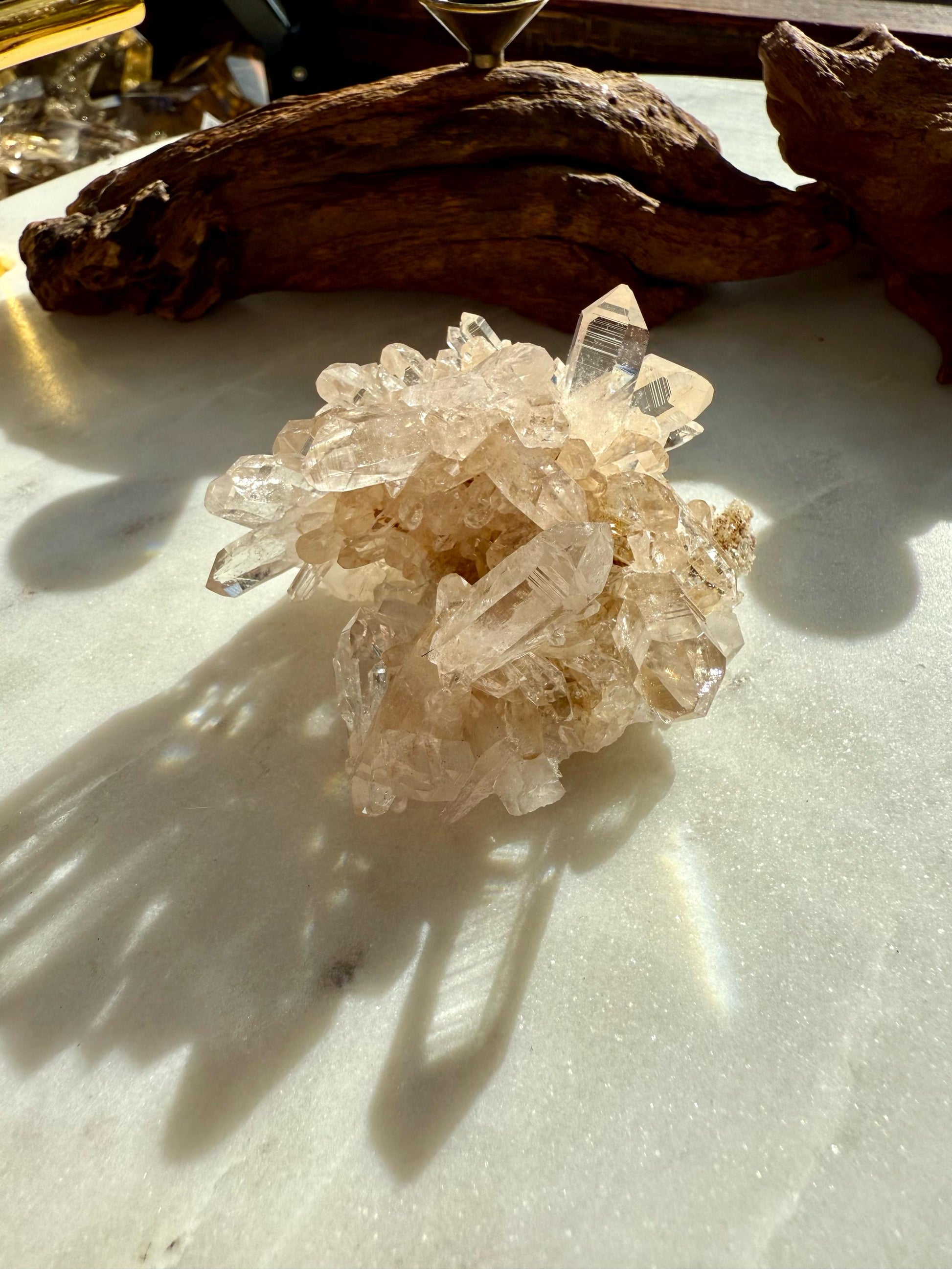 Rare Himalayan Quartz Cluster | Clear Himalayan Quartz | Samadhi Quartz | High Quality Himalayan Quartz | Rare Crystal | Raw Crystal Cluster