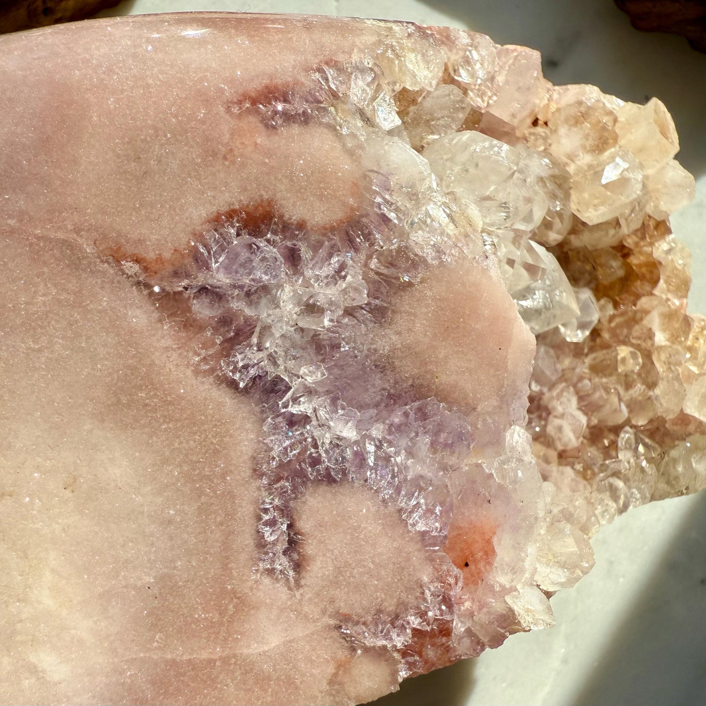 Pink Amethyst Freeform || Pink Amethyst Statement Piece || Crystal Freeform || Pink Crystal || Brazilian Pink Amethyst || Healing Crystal