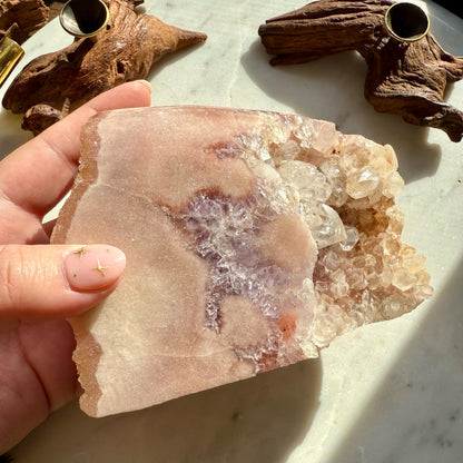 Pink Amethyst Freeform || Pink Amethyst Statement Piece || Crystal Freeform || Pink Crystal || Brazilian Pink Amethyst || Healing Crystal